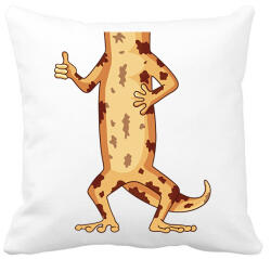 printfashion Gyíkember - Párnahuzat, Díszpárnahuzat - Fehér (13222126)