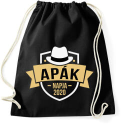 printfashion Apák napja 2020 - Sportzsák, Tornazsák - Fekete (2601000)
