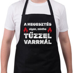 printfashion A hegesztés olyan - Kötény - Fekete (13730986)