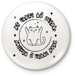 printfashion Egy igazi nő olyan - Kitűző, hűtőmágnes - Fehér (8532321)