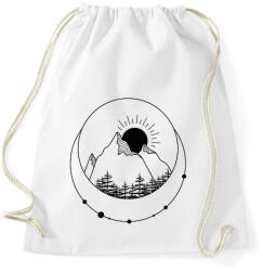 printfashion Túra - Tájkép - Sportzsák, Tornazsák - Fehér (6868519)