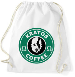 printfashion Kratos Coffee - Sportzsák, Tornazsák - Fehér (2086391)