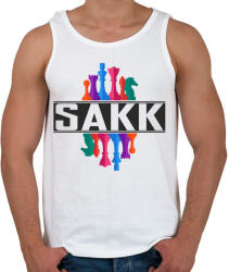 printfashion SAKK - Férfi atléta - Fehér (4918971)