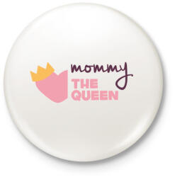 printfashion Anya a királynő - Kitűző, hűtőmágnes - Fehér (3075745)