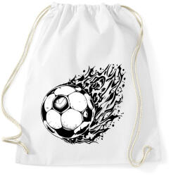 printfashion Focilabda - Sportzsák, Tornazsák - Fehér (14119911)