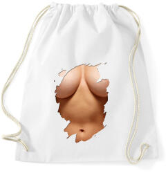 printfashion Funny Tits - Sportzsák, Tornazsák - Fehér (1749032)