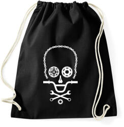 printfashion Bike Skull - Sportzsák, Tornazsák - Fekete (1646275)