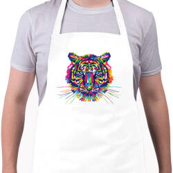 printfashion Tiger - Kötény - Fehér (15105756)