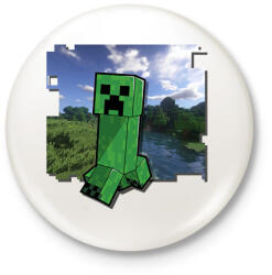 printfashion creeper2 - Kitűző, hűtőmágnes - Fehér (14648760)