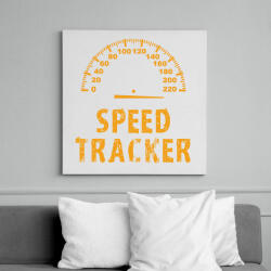 printfashion speed tracker - Vászonkép - Fehér (6627819)