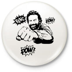 printfashion Bud Spencer - Kitűző, hűtőmágnes - Fehér (12353908)