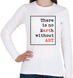 printfashion eARTh - Női hosszú ujjú póló - Fehér (294189)