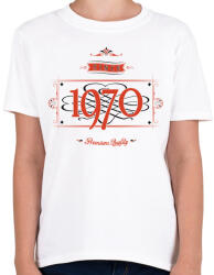 printfashion since-1970-red-black - Gyerek póló - Fehér (528816)