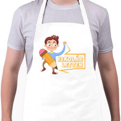 printfashion Iskolás lettem - Kötény - Fehér (4907022)