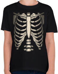 printfashion csontváz 3 - Gyerek póló - Fekete (14688190)