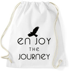 printfashion ENJOY THE JOURNEY - Sportzsák, Tornazsák - Fehér (7084492)