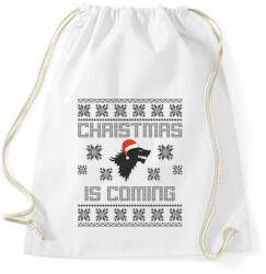 printfashion Christmas is coming Trónok harca - Sportzsák, Tornazsák - Fehér (11470159)