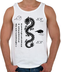 printfashion Az ég összedől - Férfi atléta - Fehér (7619069)