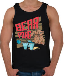 printfashion Bear pong - Férfi atléta - Fekete (5095418)