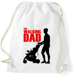 printfashion The walking dad - Sportzsák, Tornazsák - Fehér (2395316)