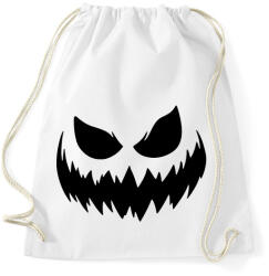 printfashion Ijesztő halloween tökfej 3 - Sportzsák, Tornazsák - Fehér (5547125)