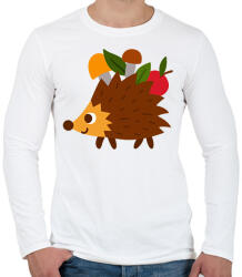 printfashion Sündisznó - Férfi hosszú ujjú póló - Fehér (14092385)