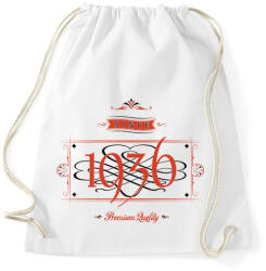 printfashion since-1936-red-black - Sportzsák, Tornazsák - Fehér (524048)