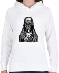 printfashion Beast Deasign NuN2 - Női kapucnis pulóver - Fehér (817441)