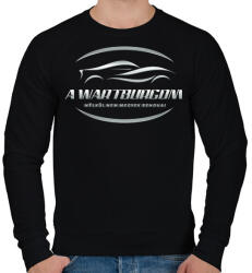 printfashion A wartburgom nélkül - Férfi pulóver - Fekete (6617027)