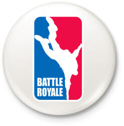 printfashion Fortnite Battle Royale - Kitűző, hűtőmágnes - Fehér (3081322)