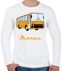 printfashion ikarus - Férfi hosszú ujjú póló - Fehér (3116110)