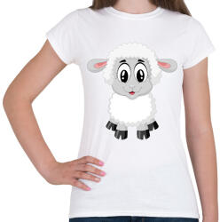 printfashion Bárány - Női póló - Fehér (10286878)