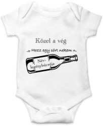 printfashion Közel a vég - Baba Body - Fehér (5176323)