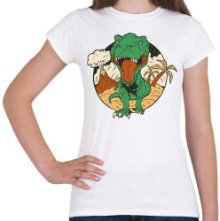 printfashion Dínó - Női póló - Fehér (11733933)