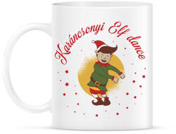 printfashion Karácsonyi - Elf dance - Bögre - Fehér (5722513)