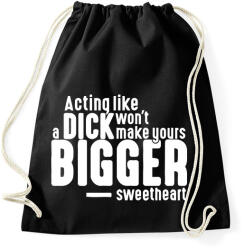 printfashion Actin like - Sportzsák, Tornazsák - Fekete (2261654)