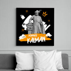 printfashion Könyves Kálmán - Vászonkép - Fekete (9944419)