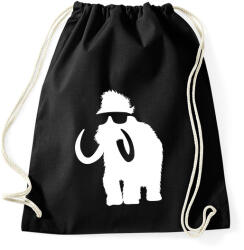 printfashion Laza mammut - Sportzsák, Tornazsák - Fekete (1609426)