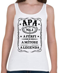 printfashion Apa - fekete - Női atléta - Fehér (13599561)