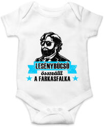 printfashion Legénybúcsú Farkasfalka - Baba Body - Fehér (5278719)