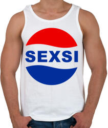 printfashion Sexsi - Férfi atléta - Fehér (1079245)