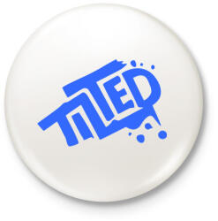 printfashion Fortnite - TILTED - Kitűző, hűtőmágnes - Fehér (3077669)