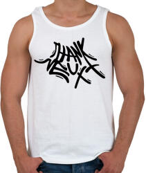 printfashion Thank U Next - Férfi atléta - Fehér (3171981)