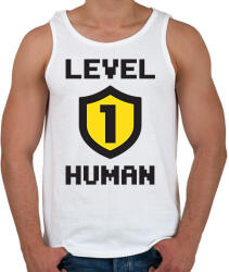 printfashion LVL 1 - Férfi atléta - Fehér (2485345)