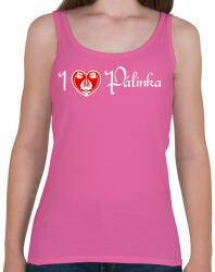 printfashion I love pálinka - Női atléta - Rózsaszín (2159200)