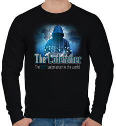 printfashion THE CODEFATHER - Férfi pulóver - Fekete (2531200)