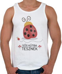 printfashion Sós kútba tesznek - Férfi atléta - Fehér (11578234)