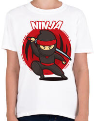 printfashion Ninja - Gyerek póló - Fehér (2512369)