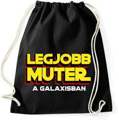 printfashion LEGJOBB MUTER A GALAXISBAN - Sportzsák, Tornazsák - Fekete (11570880)