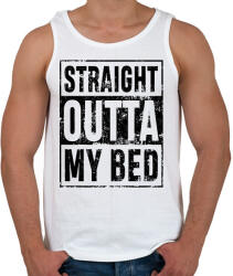 printfashion Egyenesen az ágyból - Férfi atléta - Fehér (10936227)